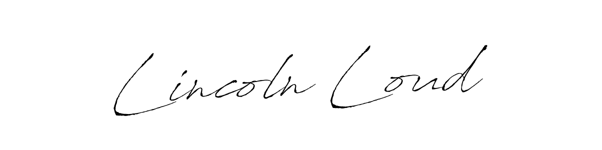 Use a signature maker to create a handwritten signature online. With this signature software, you can design (Antro_Vectra) your own signature for name Lincoln Loud. Lincoln Loud signature style 6 images and pictures png