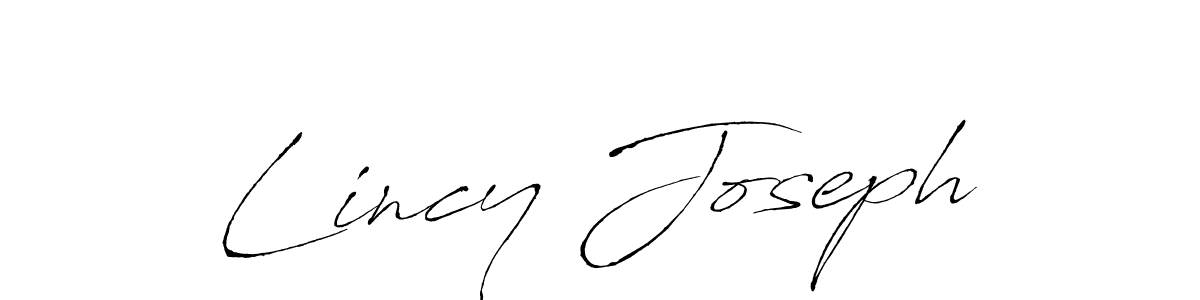 Antro_Vectra is a professional signature style that is perfect for those who want to add a touch of class to their signature. It is also a great choice for those who want to make their signature more unique. Get Lincy Joseph name to fancy signature for free. Lincy Joseph signature style 6 images and pictures png