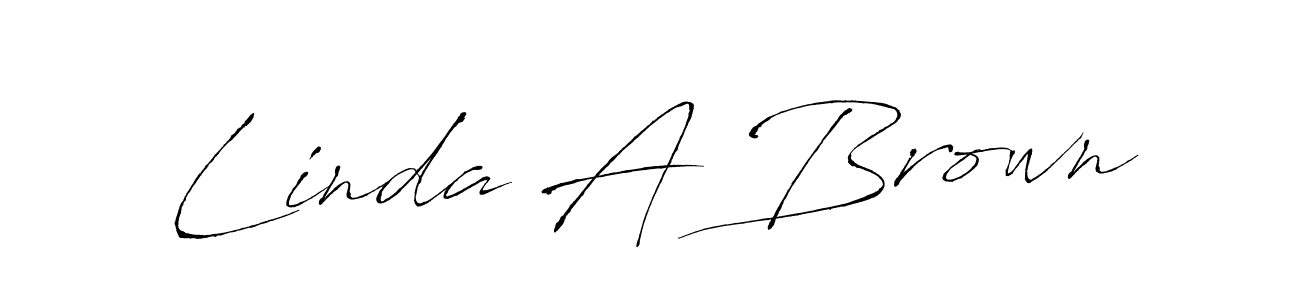 Use a signature maker to create a handwritten signature online. With this signature software, you can design (Antro_Vectra) your own signature for name Linda A Brown. Linda A Brown signature style 6 images and pictures png