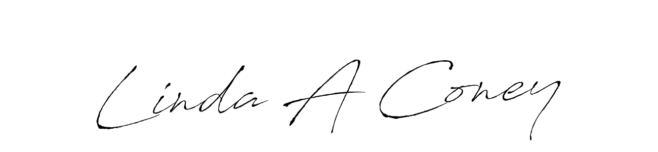 You can use this online signature creator to create a handwritten signature for the name Linda A Coney. This is the best online autograph maker. Linda A Coney signature style 6 images and pictures png