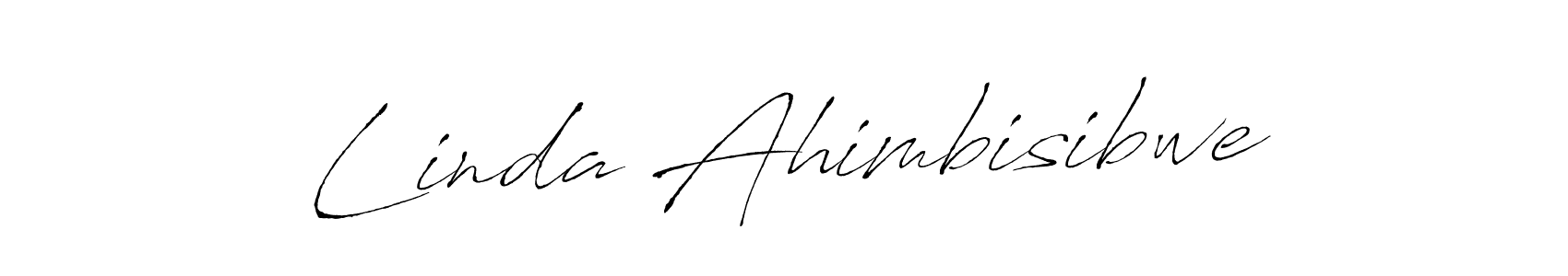 Antro_Vectra is a professional signature style that is perfect for those who want to add a touch of class to their signature. It is also a great choice for those who want to make their signature more unique. Get Linda Ahimbisibwe name to fancy signature for free. Linda Ahimbisibwe signature style 6 images and pictures png
