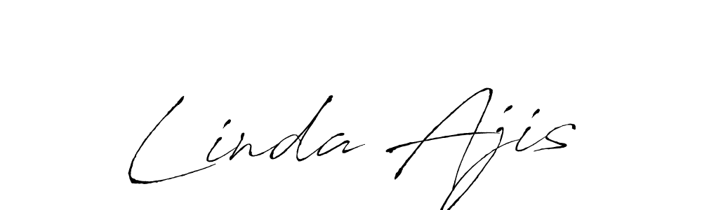 You should practise on your own different ways (Antro_Vectra) to write your name (Linda Ajis) in signature. don't let someone else do it for you. Linda Ajis signature style 6 images and pictures png