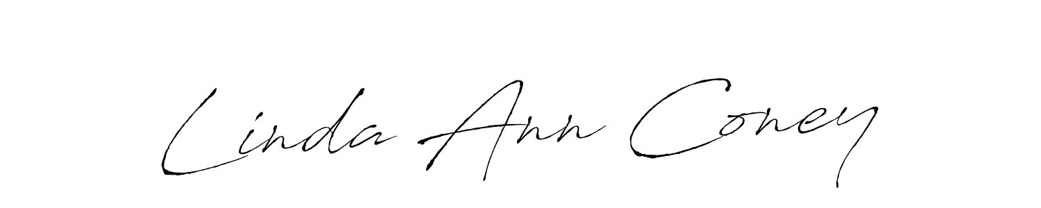 This is the best signature style for the Linda Ann Coney name. Also you like these signature font (Antro_Vectra). Mix name signature. Linda Ann Coney signature style 6 images and pictures png