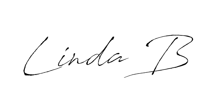 Also we have Linda B name is the best signature style. Create professional handwritten signature collection using Antro_Vectra autograph style. Linda B signature style 6 images and pictures png