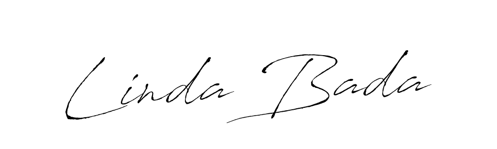 You should practise on your own different ways (Antro_Vectra) to write your name (Linda Bada) in signature. don't let someone else do it for you. Linda Bada signature style 6 images and pictures png