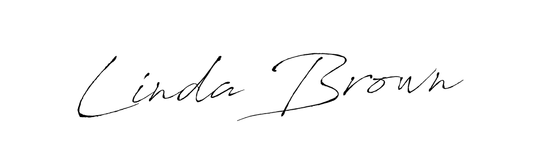 Design your own signature with our free online signature maker. With this signature software, you can create a handwritten (Antro_Vectra) signature for name Linda Brown. Linda Brown signature style 6 images and pictures png