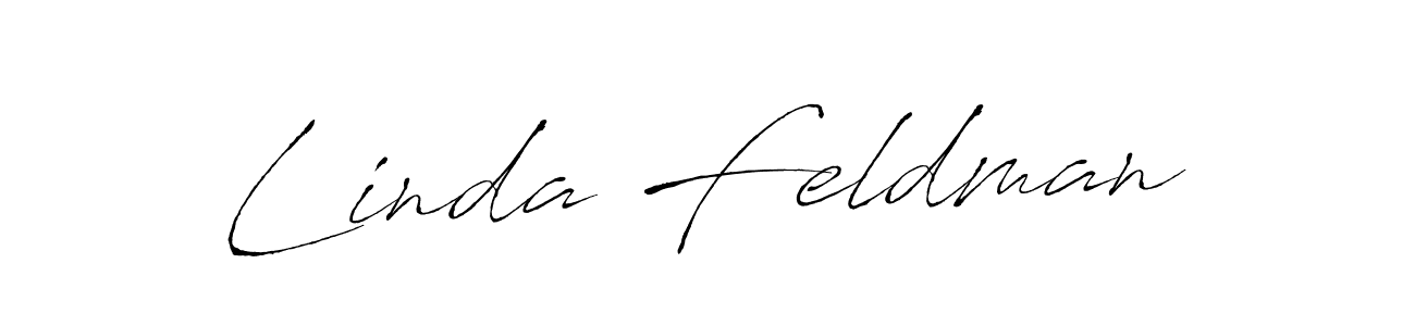 Use a signature maker to create a handwritten signature online. With this signature software, you can design (Antro_Vectra) your own signature for name Linda Feldman. Linda Feldman signature style 6 images and pictures png