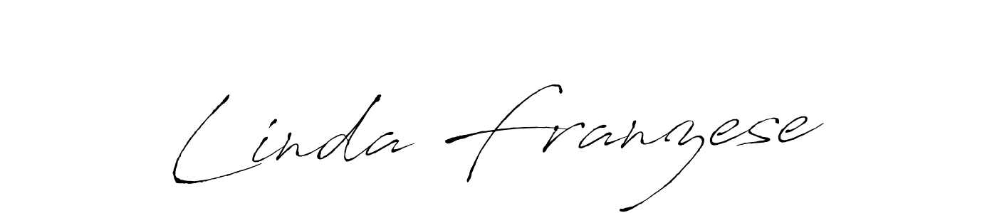 Linda Franzese stylish signature style. Best Handwritten Sign (Antro_Vectra) for my name. Handwritten Signature Collection Ideas for my name Linda Franzese. Linda Franzese signature style 6 images and pictures png