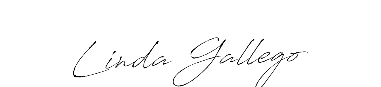 Also we have Linda Gallego name is the best signature style. Create professional handwritten signature collection using Antro_Vectra autograph style. Linda Gallego signature style 6 images and pictures png