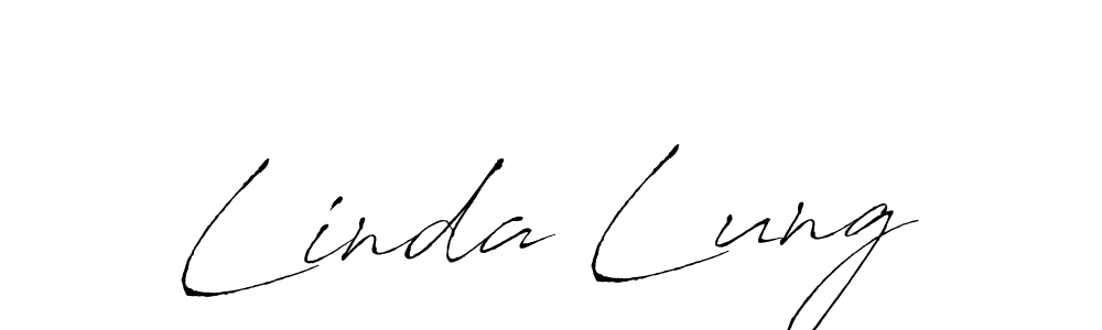 Design your own signature with our free online signature maker. With this signature software, you can create a handwritten (Antro_Vectra) signature for name Linda Lung. Linda Lung signature style 6 images and pictures png