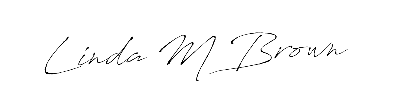 if you are searching for the best signature style for your name Linda M Brown. so please give up your signature search. here we have designed multiple signature styles  using Antro_Vectra. Linda M Brown signature style 6 images and pictures png