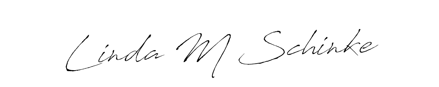 Also You can easily find your signature by using the search form. We will create Linda M Schinke name handwritten signature images for you free of cost using Antro_Vectra sign style. Linda M Schinke signature style 6 images and pictures png