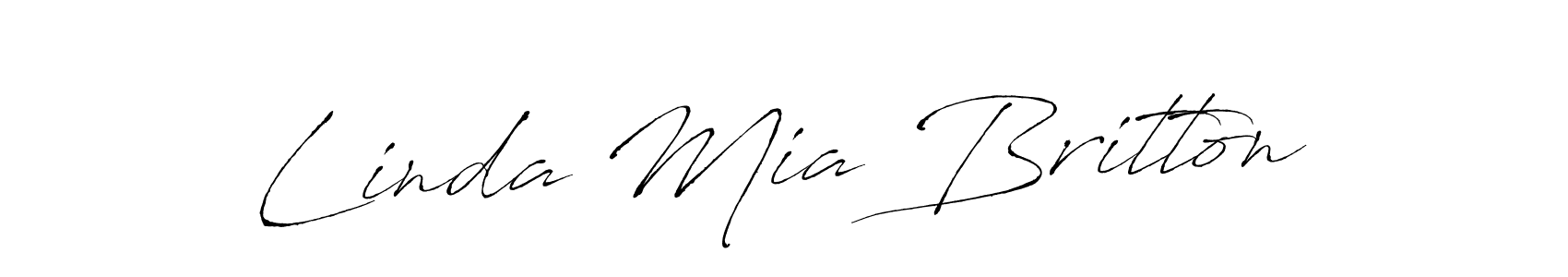 Use a signature maker to create a handwritten signature online. With this signature software, you can design (Antro_Vectra) your own signature for name Linda Mia Britton. Linda Mia Britton signature style 6 images and pictures png