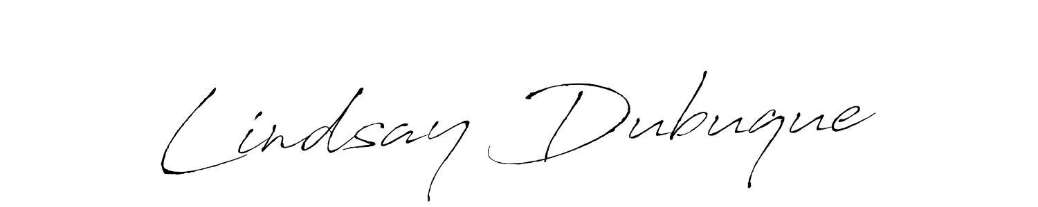 How to make Lindsay Dubuque signature? Antro_Vectra is a professional autograph style. Create handwritten signature for Lindsay Dubuque name. Lindsay Dubuque signature style 6 images and pictures png