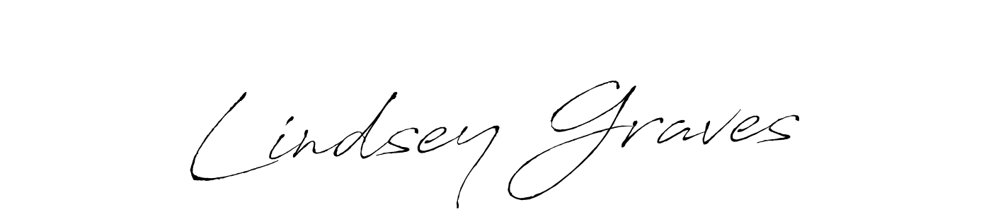 Lindsey Graves stylish signature style. Best Handwritten Sign (Antro_Vectra) for my name. Handwritten Signature Collection Ideas for my name Lindsey Graves. Lindsey Graves signature style 6 images and pictures png