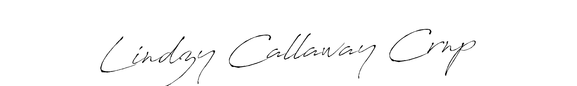 Make a beautiful signature design for name Lindzy Callaway Crnp. With this signature (Antro_Vectra) style, you can create a handwritten signature for free. Lindzy Callaway Crnp signature style 6 images and pictures png