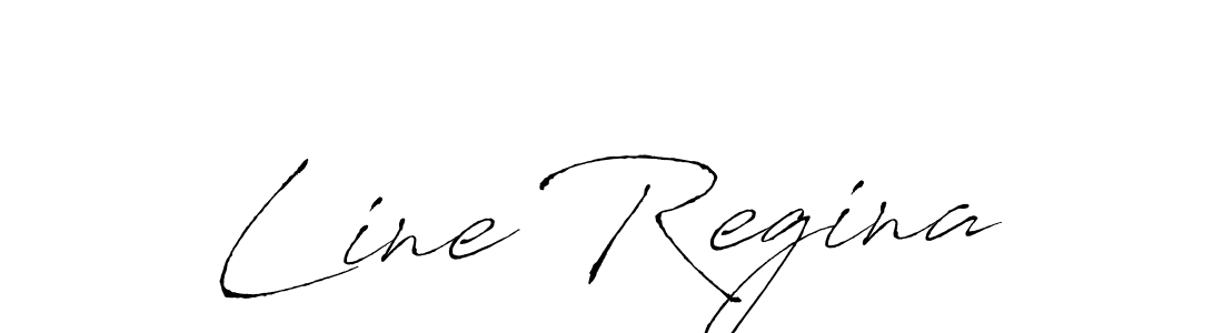 Create a beautiful signature design for name Line Regina. With this signature (Antro_Vectra) fonts, you can make a handwritten signature for free. Line Regina signature style 6 images and pictures png
