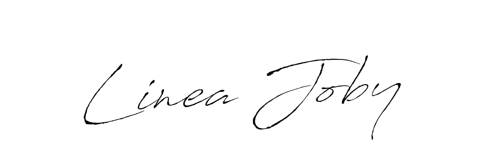 You should practise on your own different ways (Antro_Vectra) to write your name (Linea Joby) in signature. don't let someone else do it for you. Linea Joby signature style 6 images and pictures png