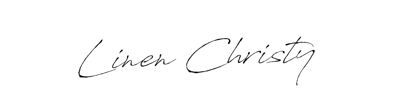 if you are searching for the best signature style for your name Linen Christy. so please give up your signature search. here we have designed multiple signature styles  using Antro_Vectra. Linen Christy signature style 6 images and pictures png