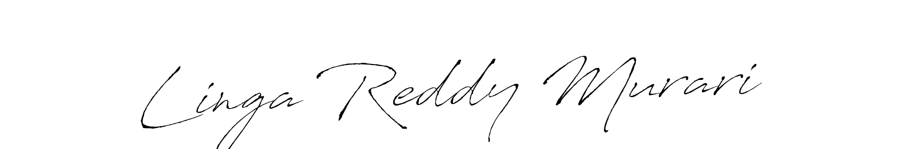 Use a signature maker to create a handwritten signature online. With this signature software, you can design (Antro_Vectra) your own signature for name Linga Reddy Murari. Linga Reddy Murari signature style 6 images and pictures png