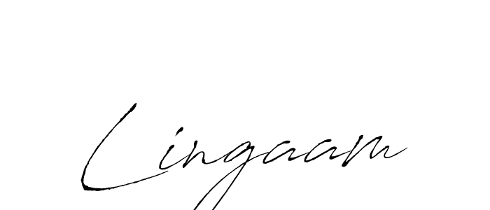 Lingaam stylish signature style. Best Handwritten Sign (Antro_Vectra) for my name. Handwritten Signature Collection Ideas for my name Lingaam. Lingaam signature style 6 images and pictures png