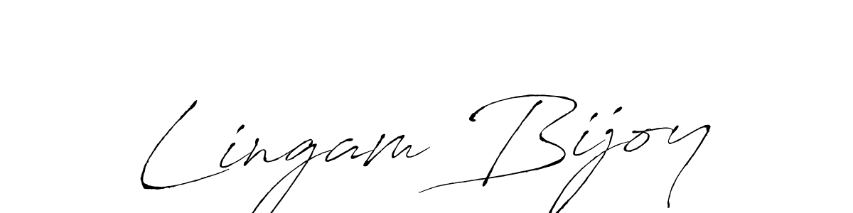 Use a signature maker to create a handwritten signature online. With this signature software, you can design (Antro_Vectra) your own signature for name Lingam Bijoy. Lingam Bijoy signature style 6 images and pictures png