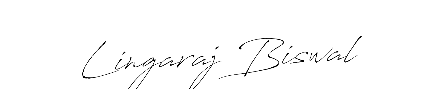 Create a beautiful signature design for name Lingaraj Biswal. With this signature (Antro_Vectra) fonts, you can make a handwritten signature for free. Lingaraj Biswal signature style 6 images and pictures png