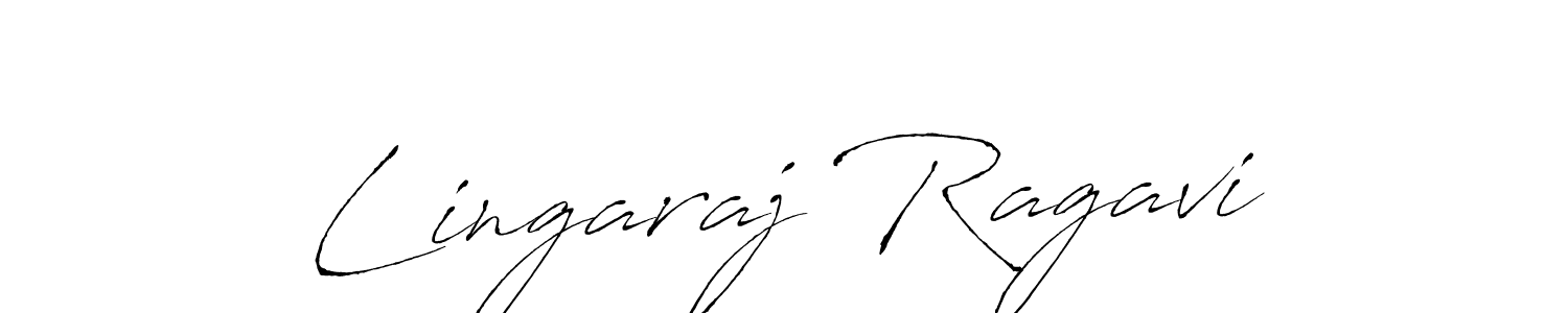 How to make Lingaraj Ragavi signature? Antro_Vectra is a professional autograph style. Create handwritten signature for Lingaraj Ragavi name. Lingaraj Ragavi signature style 6 images and pictures png
