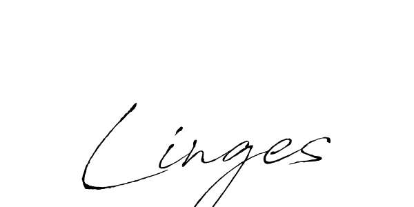How to Draw Linges signature style? Antro_Vectra is a latest design signature styles for name Linges. Linges signature style 6 images and pictures png