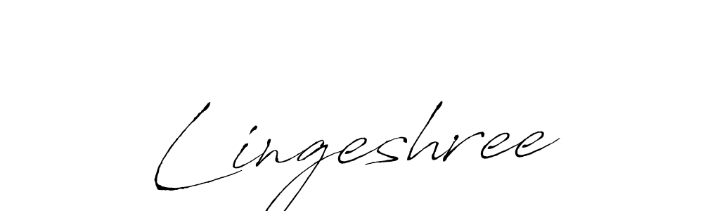 Create a beautiful signature design for name Lingeshree. With this signature (Antro_Vectra) fonts, you can make a handwritten signature for free. Lingeshree signature style 6 images and pictures png