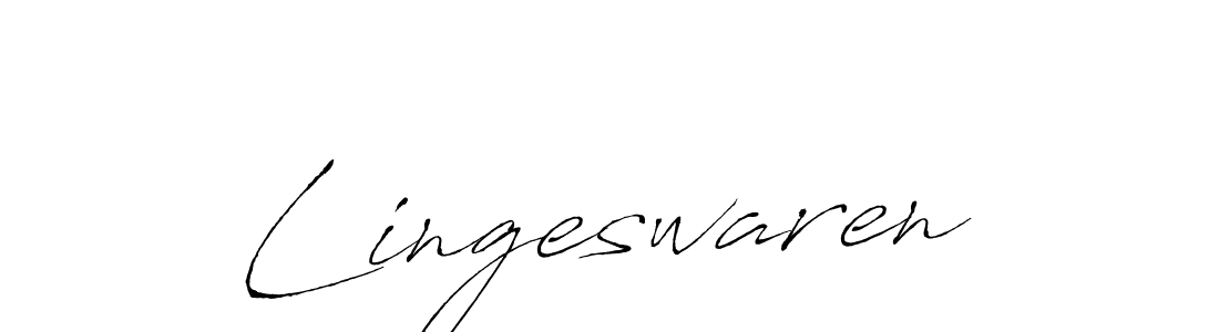 Lingeswaren stylish signature style. Best Handwritten Sign (Antro_Vectra) for my name. Handwritten Signature Collection Ideas for my name Lingeswaren. Lingeswaren signature style 6 images and pictures png