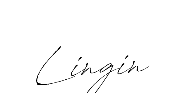 How to make Lingin signature? Antro_Vectra is a professional autograph style. Create handwritten signature for Lingin name. Lingin signature style 6 images and pictures png