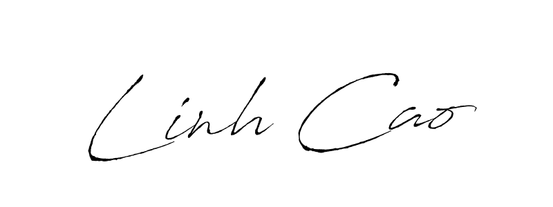Antro_Vectra is a professional signature style that is perfect for those who want to add a touch of class to their signature. It is also a great choice for those who want to make their signature more unique. Get Linh Cao name to fancy signature for free. Linh Cao signature style 6 images and pictures png