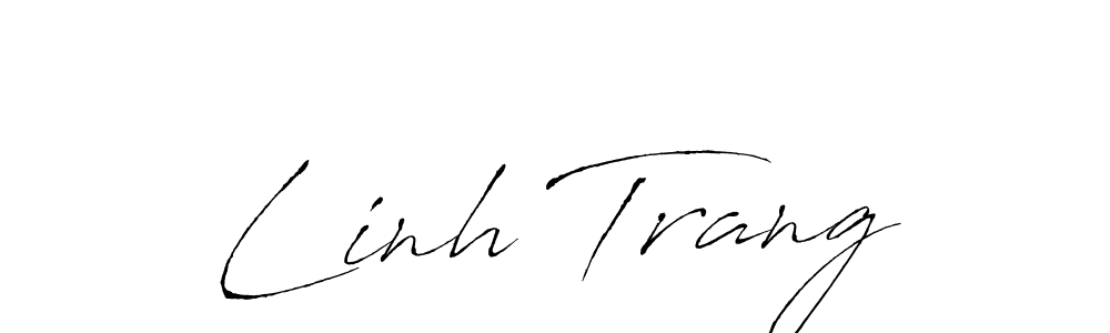 Design your own signature with our free online signature maker. With this signature software, you can create a handwritten (Antro_Vectra) signature for name Linh Trang. Linh Trang signature style 6 images and pictures png