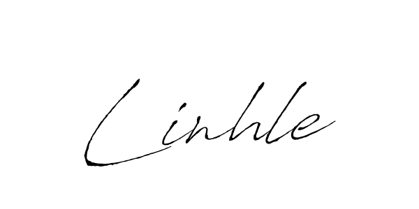 Make a beautiful signature design for name Linhle. With this signature (Antro_Vectra) style, you can create a handwritten signature for free. Linhle signature style 6 images and pictures png