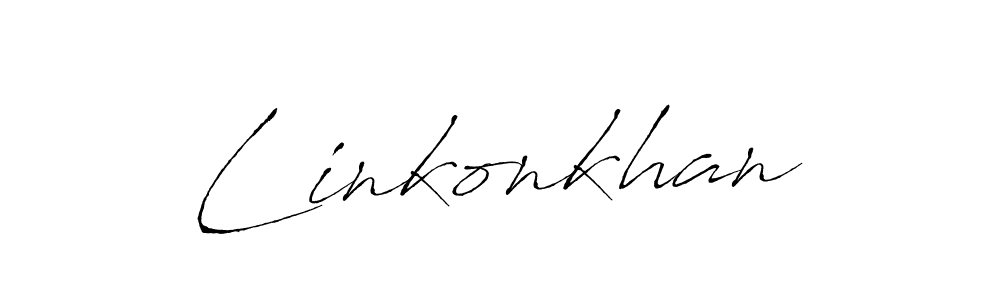 Antro_Vectra is a professional signature style that is perfect for those who want to add a touch of class to their signature. It is also a great choice for those who want to make their signature more unique. Get Linkonkhan name to fancy signature for free. Linkonkhan signature style 6 images and pictures png
