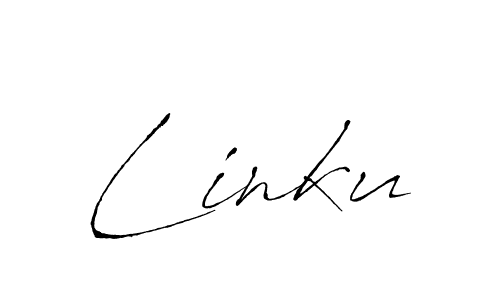 Linku stylish signature style. Best Handwritten Sign (Antro_Vectra) for my name. Handwritten Signature Collection Ideas for my name Linku. Linku signature style 6 images and pictures png