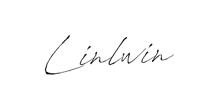 Design your own signature with our free online signature maker. With this signature software, you can create a handwritten (Antro_Vectra) signature for name Linlwin. Linlwin signature style 6 images and pictures png