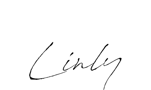 How to make Linly signature? Antro_Vectra is a professional autograph style. Create handwritten signature for Linly name. Linly signature style 6 images and pictures png