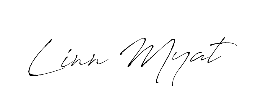 Create a beautiful signature design for name Linn Myat. With this signature (Antro_Vectra) fonts, you can make a handwritten signature for free. Linn Myat signature style 6 images and pictures png