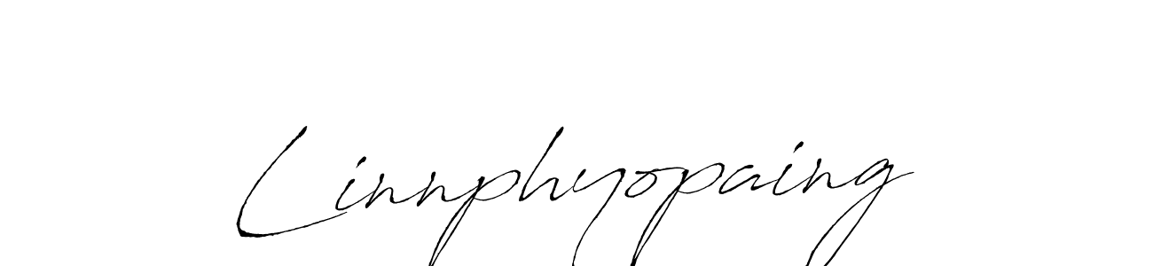 Design your own signature with our free online signature maker. With this signature software, you can create a handwritten (Antro_Vectra) signature for name Linnphyopaing. Linnphyopaing signature style 6 images and pictures png