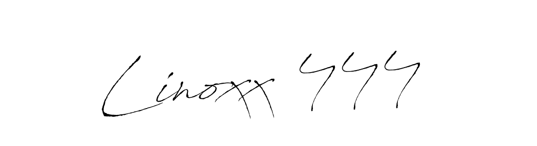 Also we have Linoxx 444  name is the best signature style. Create professional handwritten signature collection using Antro_Vectra autograph style. Linoxx 444  signature style 6 images and pictures png