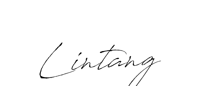 Create a beautiful signature design for name Lintang. With this signature (Antro_Vectra) fonts, you can make a handwritten signature for free. Lintang signature style 6 images and pictures png