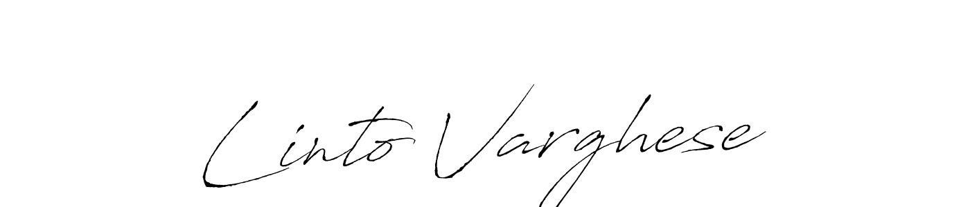 It looks lik you need a new signature style for name Linto Varghese. Design unique handwritten (Antro_Vectra) signature with our free signature maker in just a few clicks. Linto Varghese signature style 6 images and pictures png