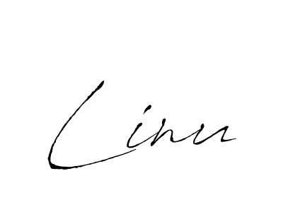 Antro_Vectra is a professional signature style that is perfect for those who want to add a touch of class to their signature. It is also a great choice for those who want to make their signature more unique. Get Linu name to fancy signature for free. Linu signature style 6 images and pictures png