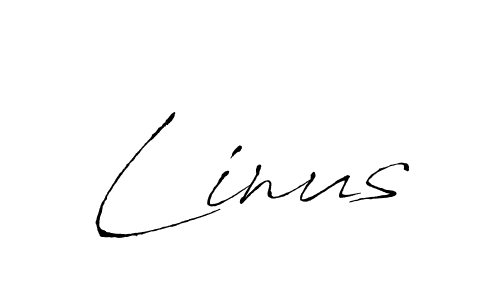 Design your own signature with our free online signature maker. With this signature software, you can create a handwritten (Antro_Vectra) signature for name Linus. Linus signature style 6 images and pictures png