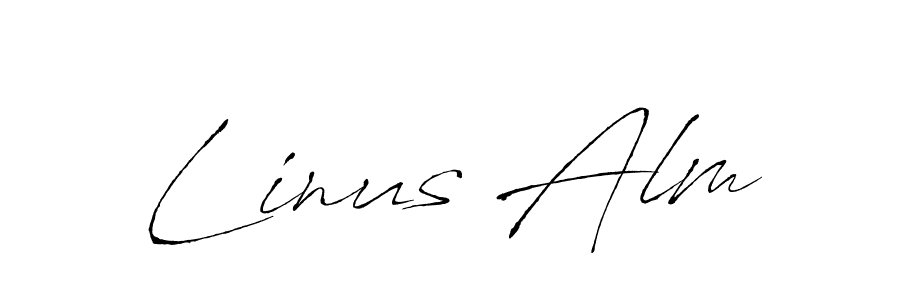 Best and Professional Signature Style for Linus Alm. Antro_Vectra Best Signature Style Collection. Linus Alm signature style 6 images and pictures png