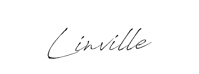 Antro_Vectra is a professional signature style that is perfect for those who want to add a touch of class to their signature. It is also a great choice for those who want to make their signature more unique. Get Linville name to fancy signature for free. Linville signature style 6 images and pictures png