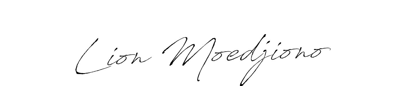 Antro_Vectra is a professional signature style that is perfect for those who want to add a touch of class to their signature. It is also a great choice for those who want to make their signature more unique. Get Lion Moedjiono name to fancy signature for free. Lion Moedjiono signature style 6 images and pictures png