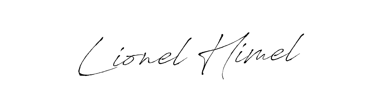 Make a beautiful signature design for name Lionel Himel. With this signature (Antro_Vectra) style, you can create a handwritten signature for free. Lionel Himel signature style 6 images and pictures png